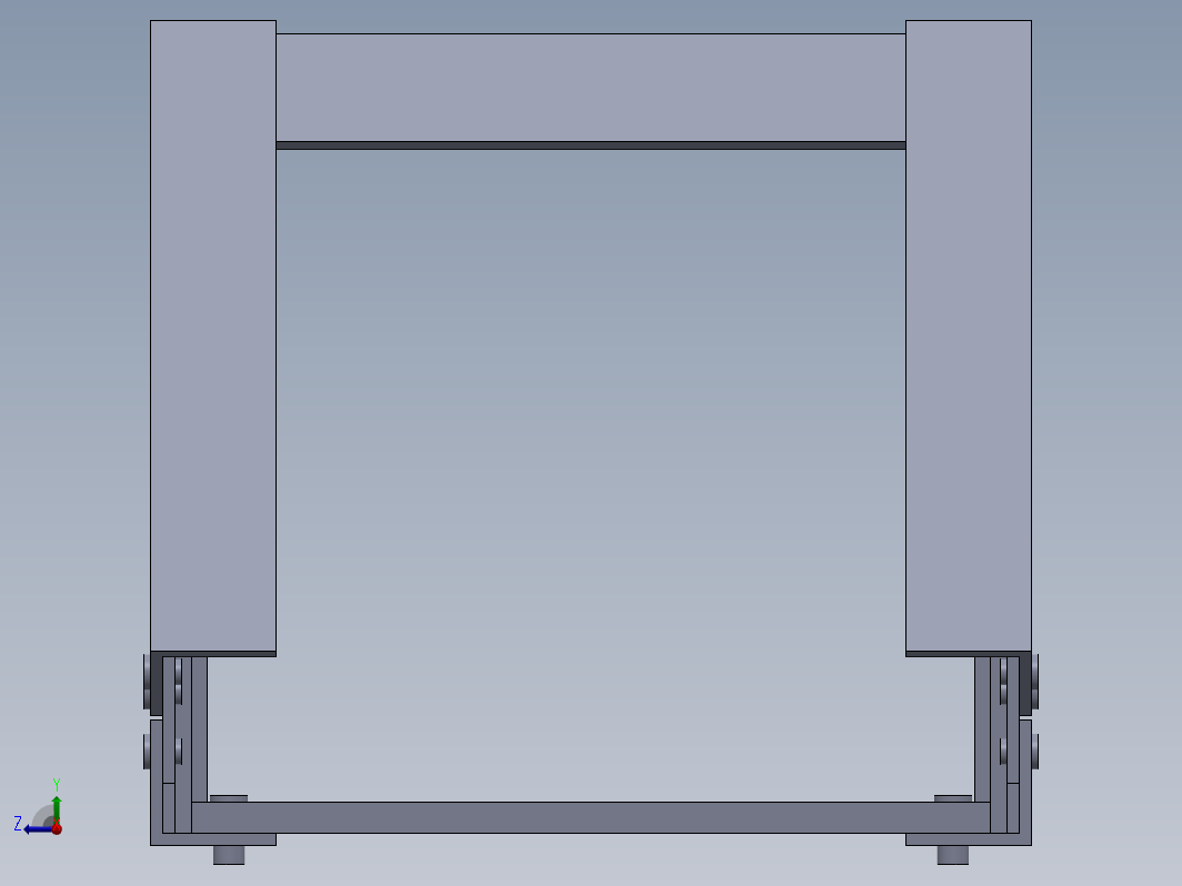 简易桁架桥模型