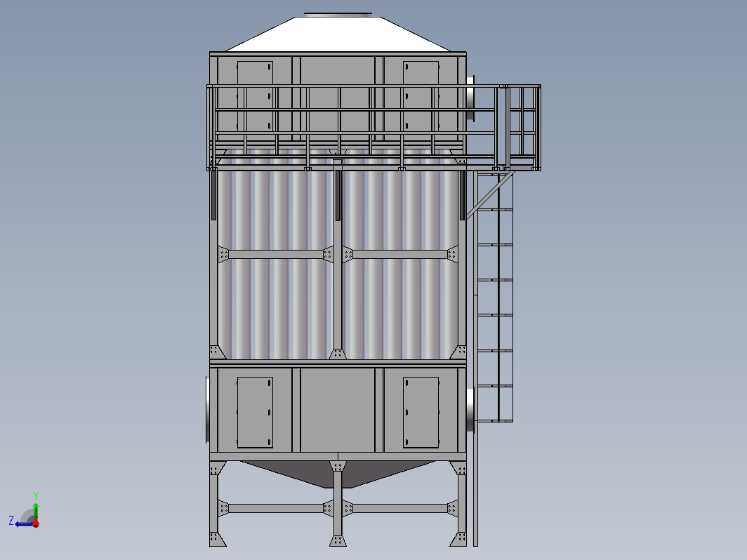 4.5万风量湿式静电除尘器