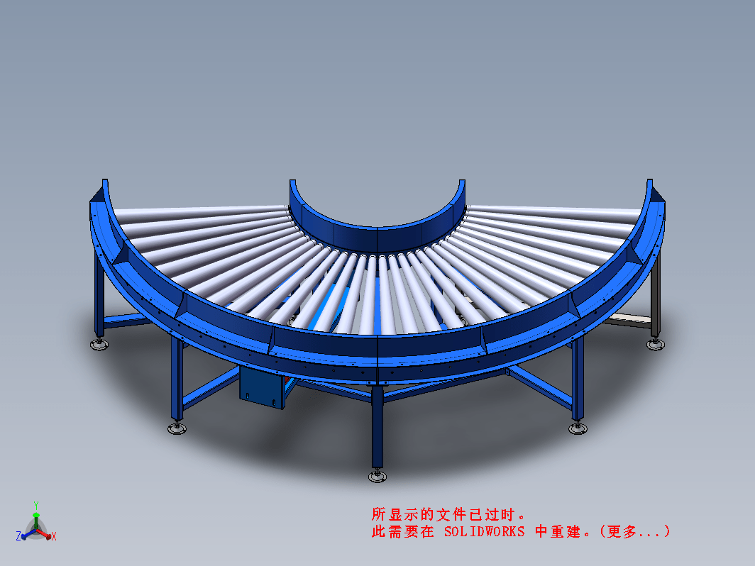 180°弯道180°辊筒输送机