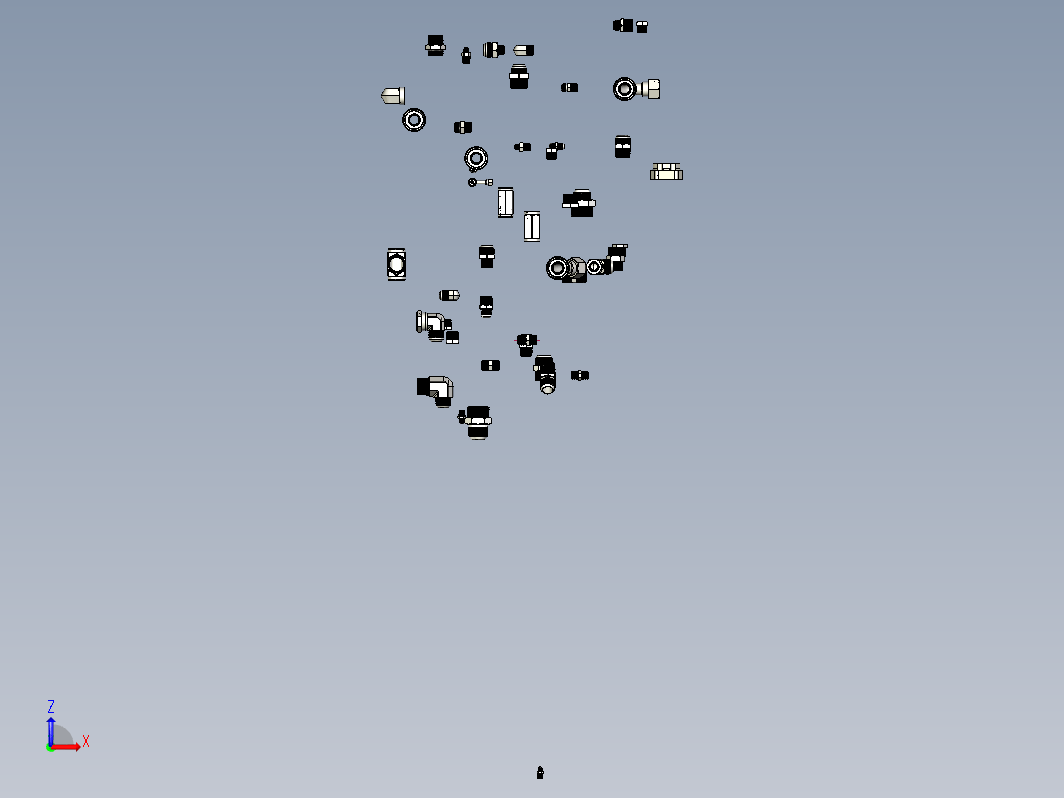 液压配件ORB JIC NPT SAE等集合