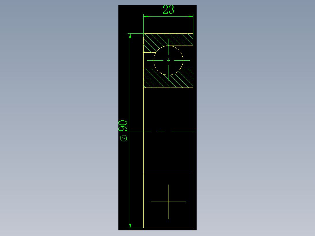 角接触球轴承(GB292-83)7308