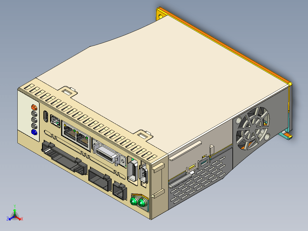 雷赛L8EC-L 系列交流伺服系统3D图纸