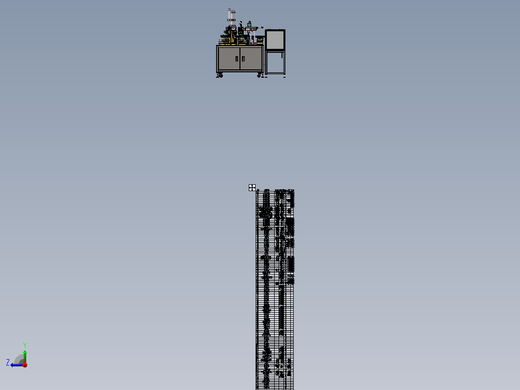 自动铆银点机3D模型+BOM表