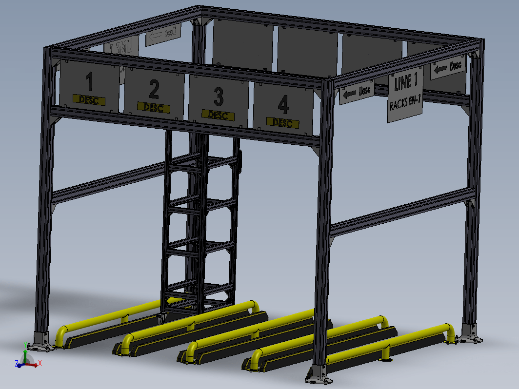 仓库站结构 Warehouse station