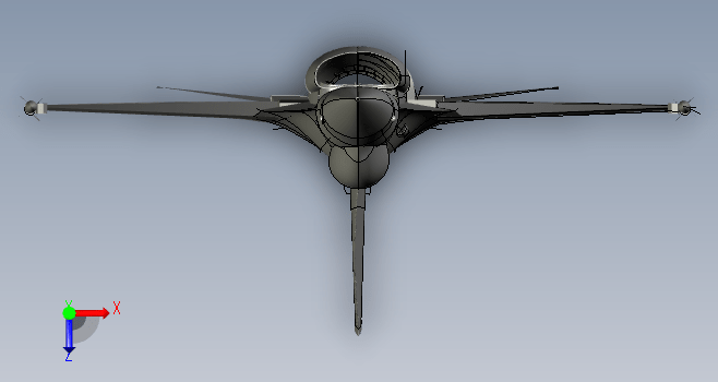 F-16战斗机模型图设计