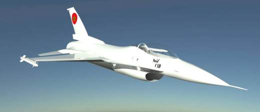 F-16战斗机模型图设计缩略图