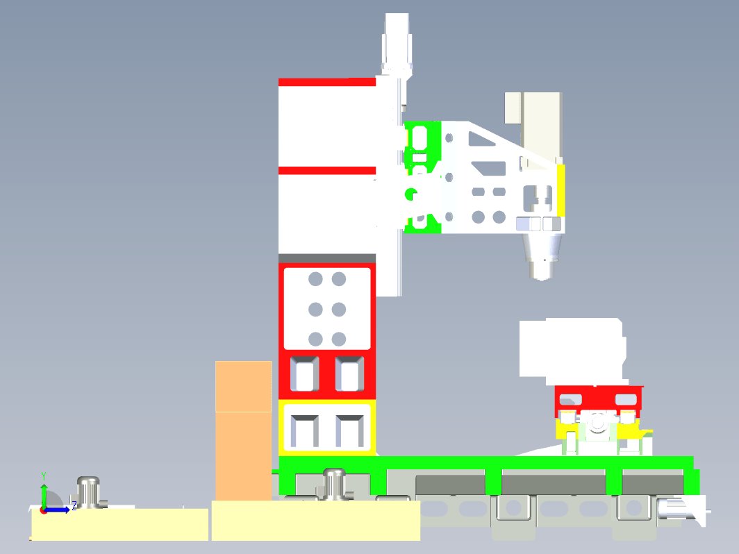 3+2结构五轴机床UG