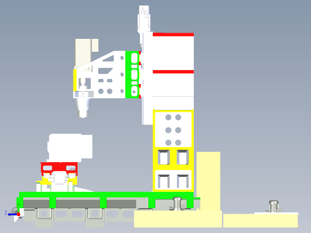 3+2结构五轴机床UG