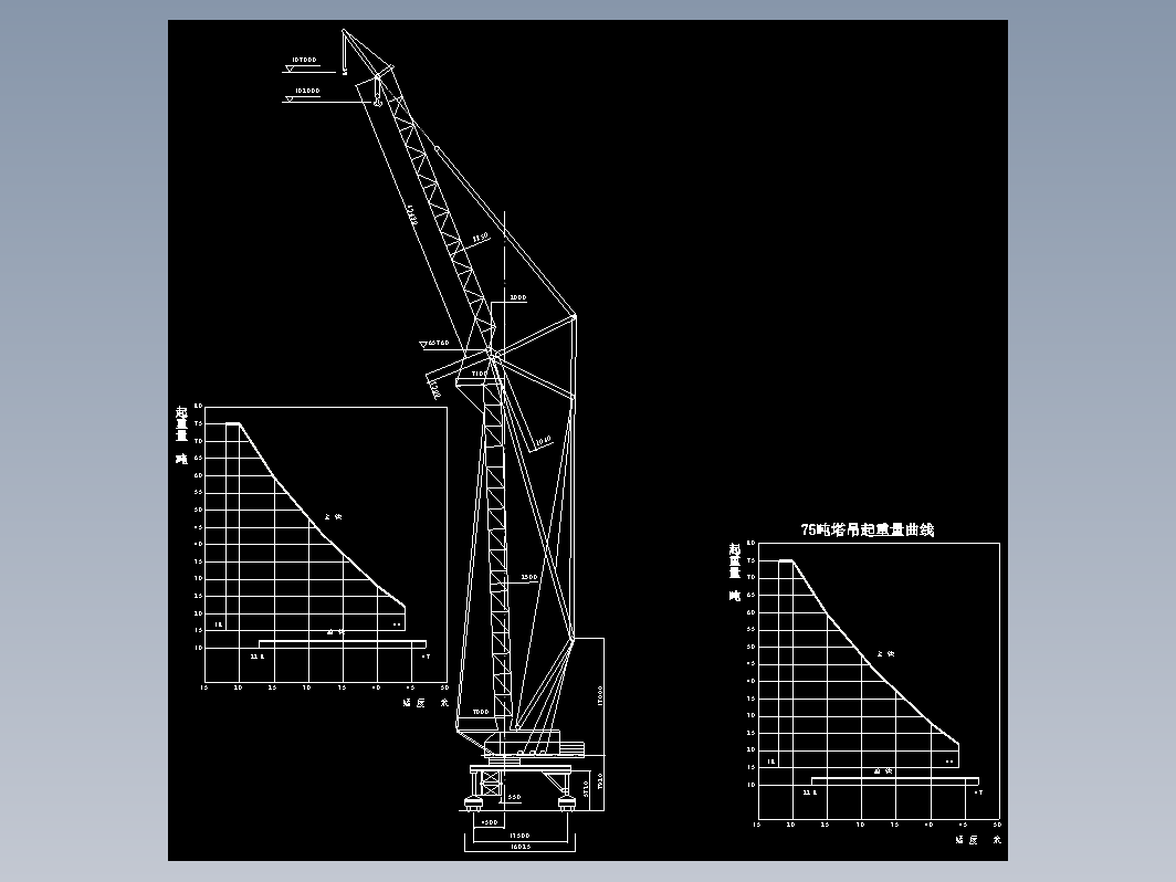 75吨塔吊