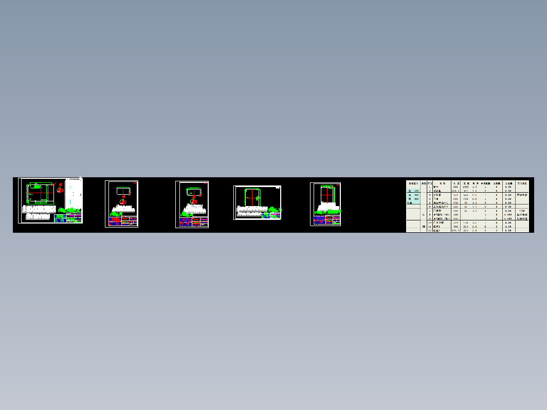 ME机柜cad图纸