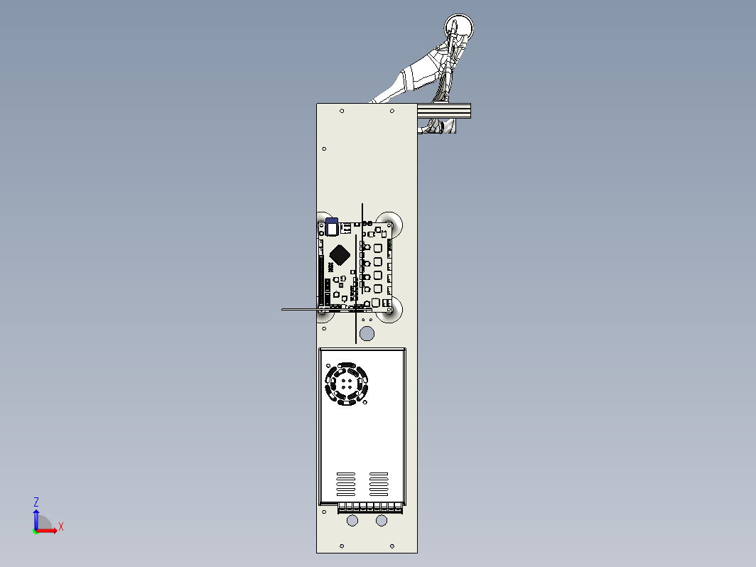 标准电源的侧面板