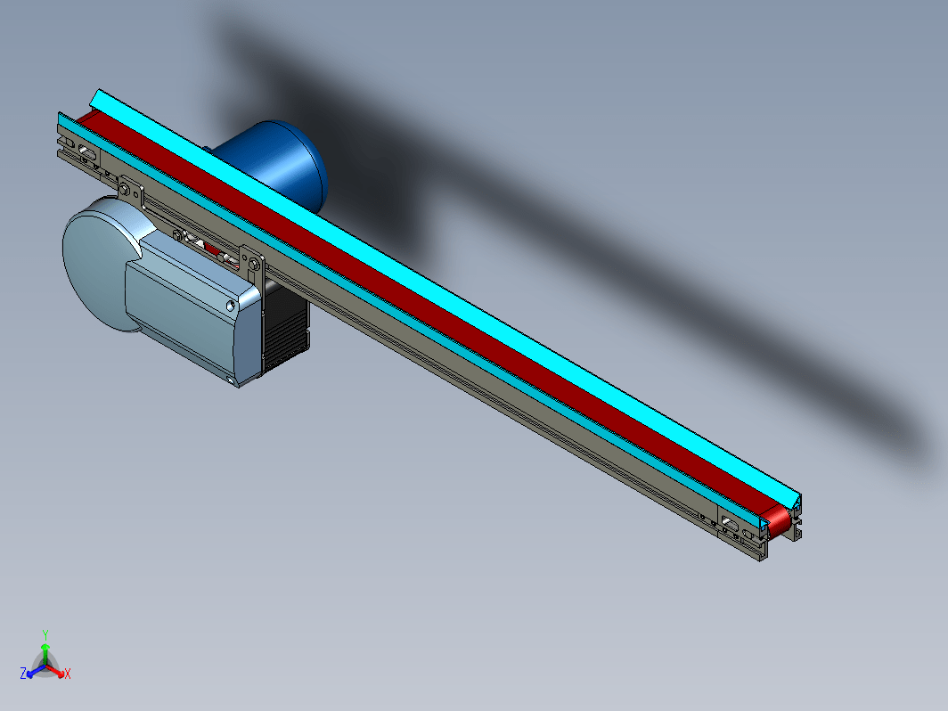 进料输送机结构 Feed conveyor 30x1000mm