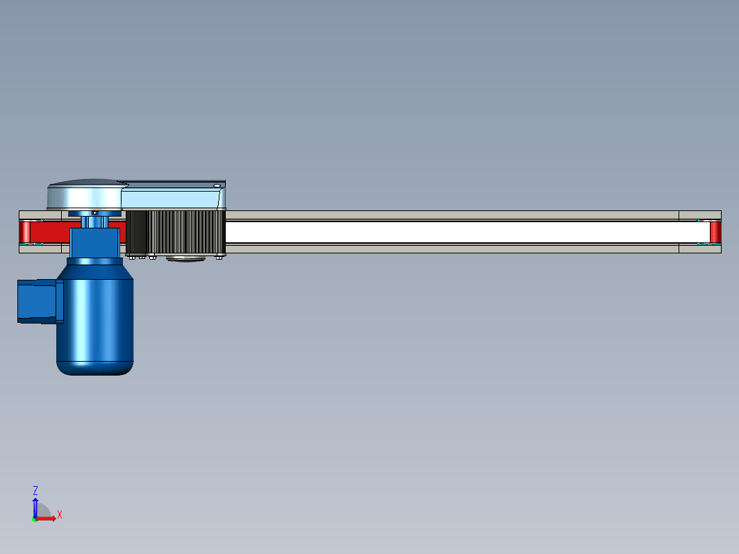 进料输送机结构 Feed conveyor 30x1000mm