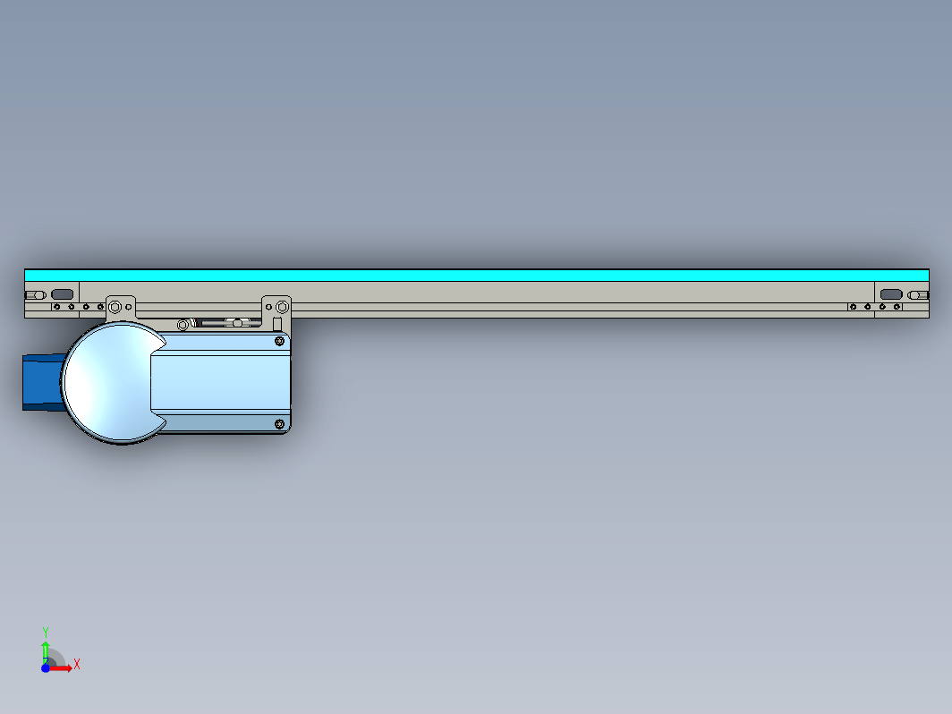 进料输送机结构 Feed conveyor 30x1000mm