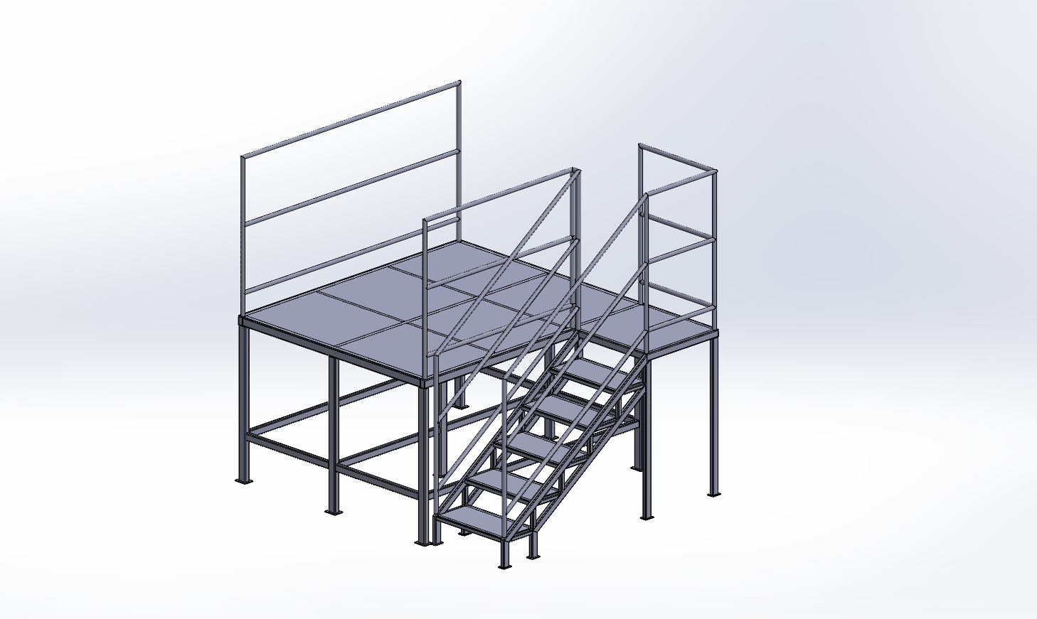 钢结构平台及楼梯