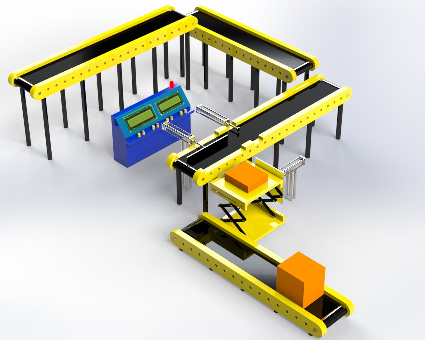 box-palletizer托盘输送系统