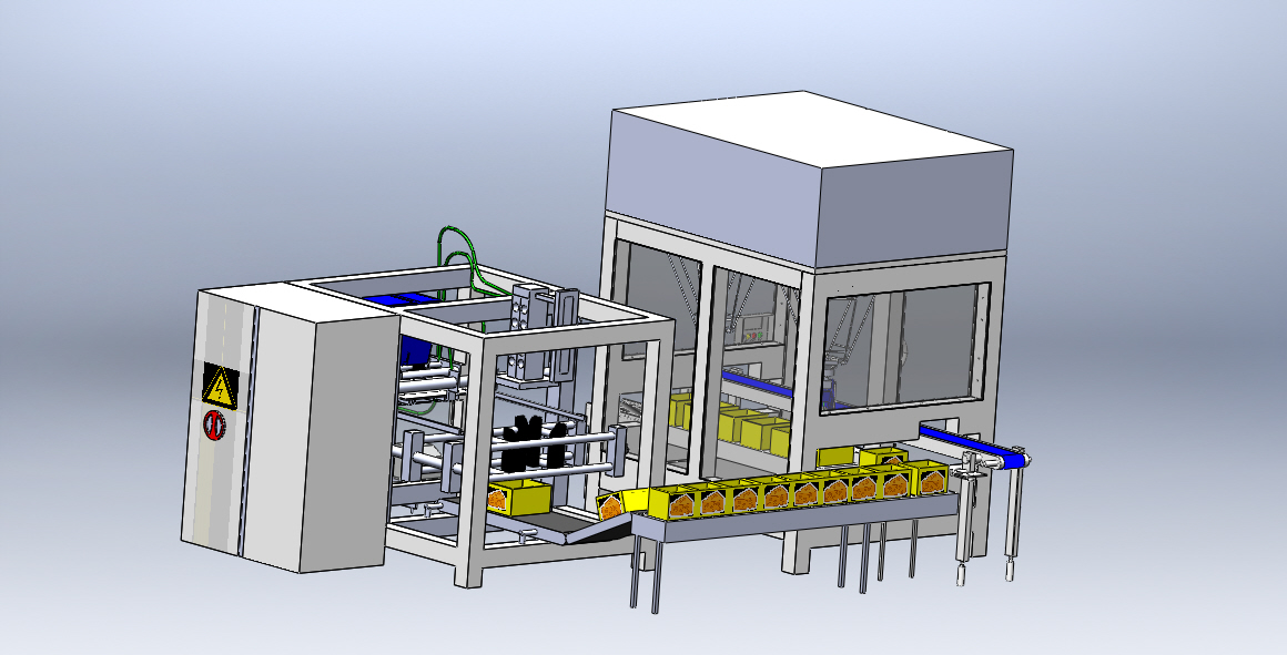 奶酪厂包装机器人设备