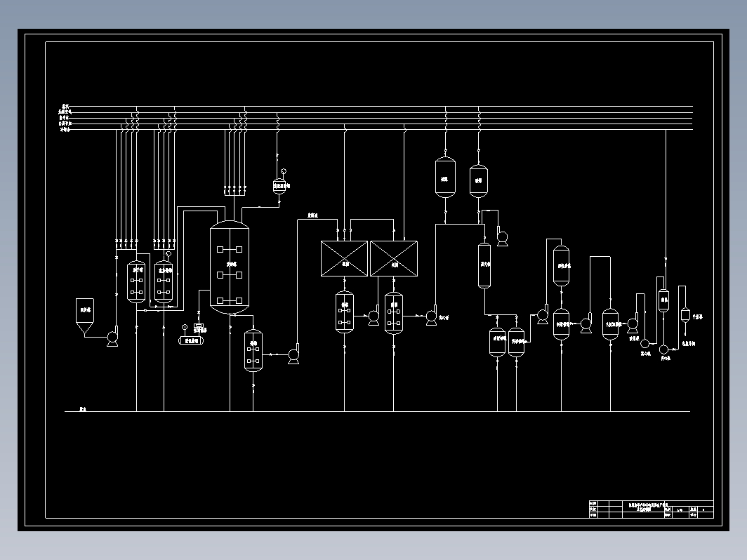 发酵法年产3000吨肌苷全厂设计+CAD+说明书