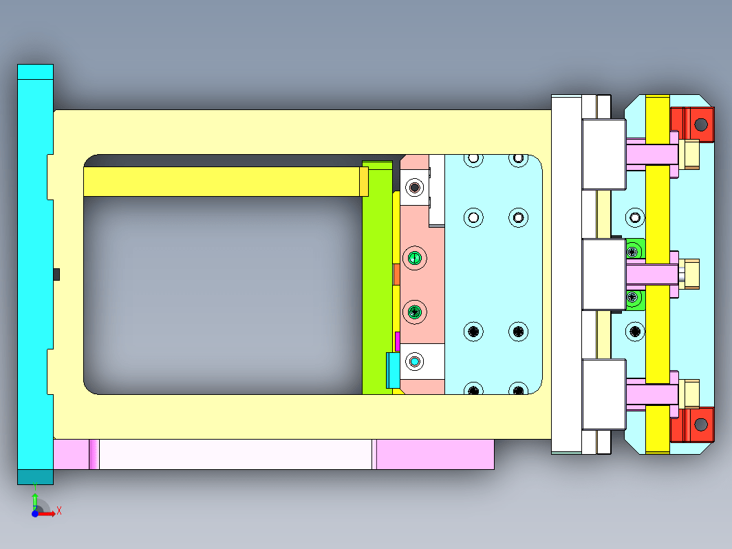 压料压合凸轮机构模组