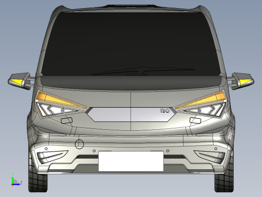 TBO-T1 2019小型电动城市小车模型缩略图