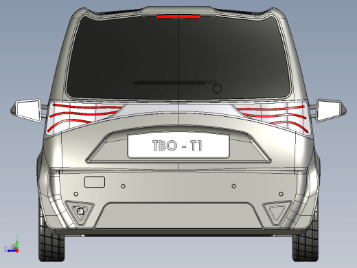 TBO-T1 2019小型电动城市小车模型缩略图
