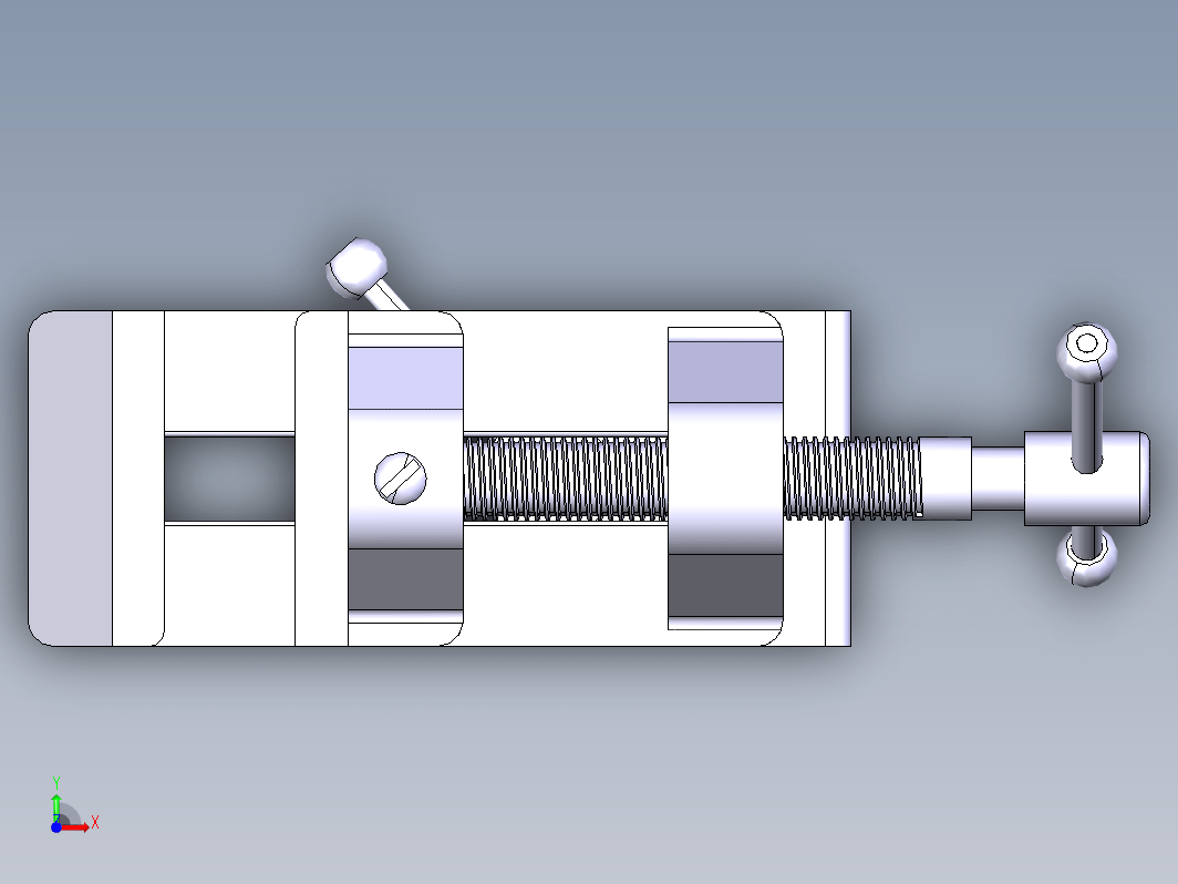 虎钳台钳卡钳-bench-vice-128 6 CATIA