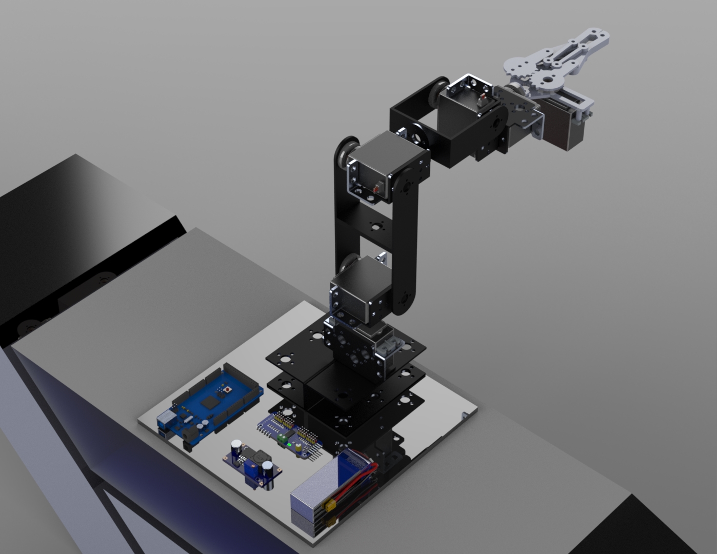 简易五自由度结构 5DOF Robotic Arm