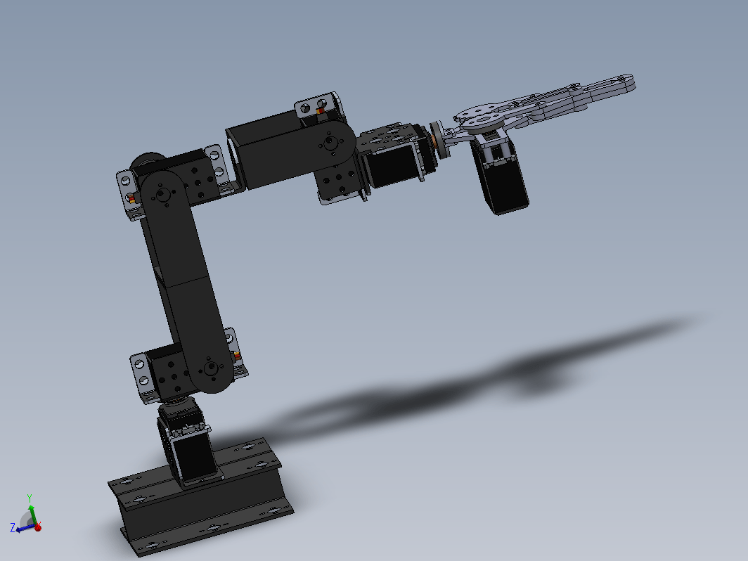 简易五自由度结构 5DOF Robotic Arm