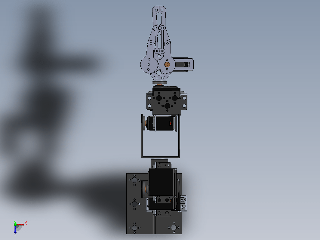 简易五自由度结构 5DOF Robotic Arm