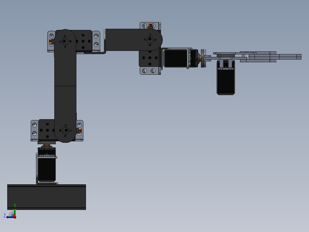 简易五自由度结构 5DOF Robotic Arm