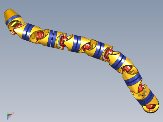 蛇形机器人关节结构 snakebot缩略图