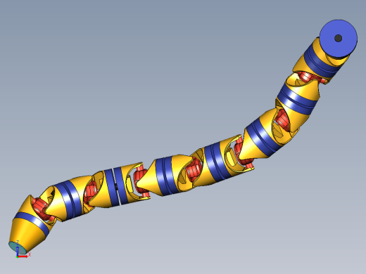 蛇形机器人关节结构 snakebot缩略图