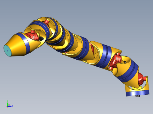 蛇形机器人关节结构 snakebot缩略图