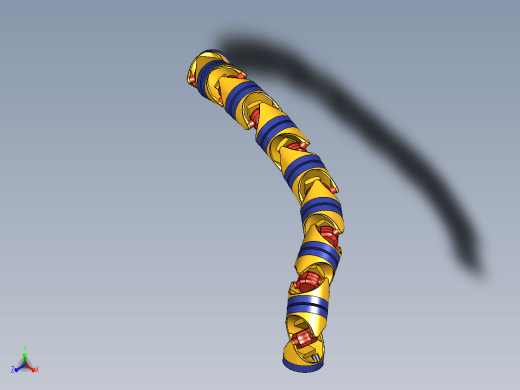 蛇形机器人关节结构 snakebot缩略图
