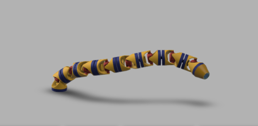 蛇形机器人关节结构 snakebot缩略图