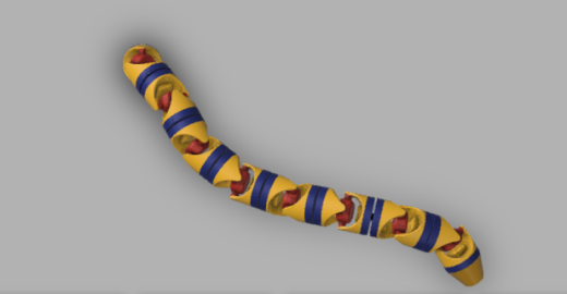 蛇形机器人关节结构 snakebot缩略图