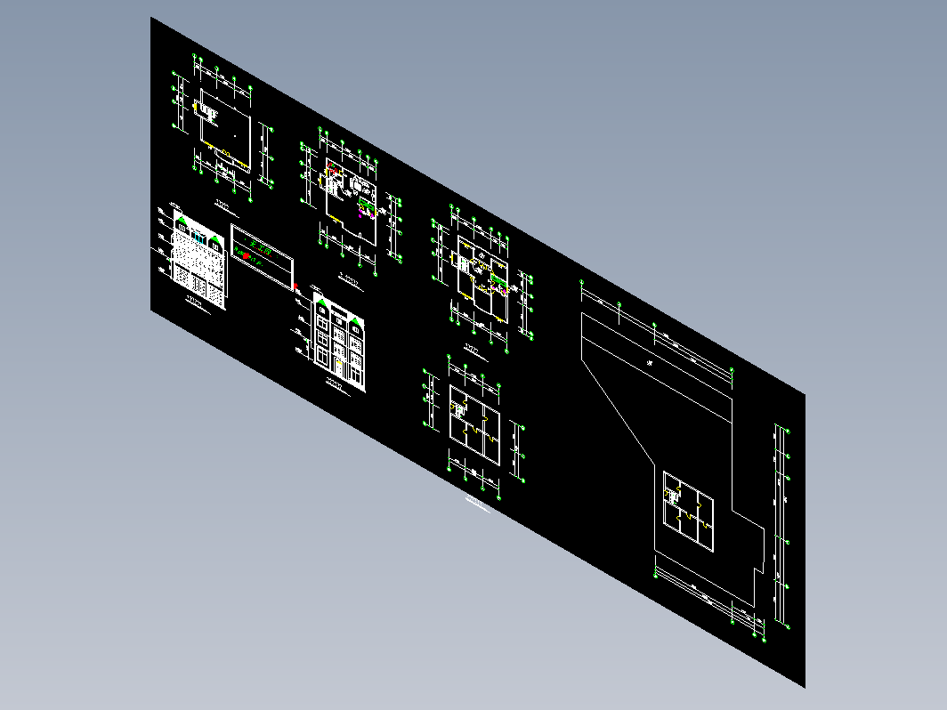 私家别墅建筑施工设计图