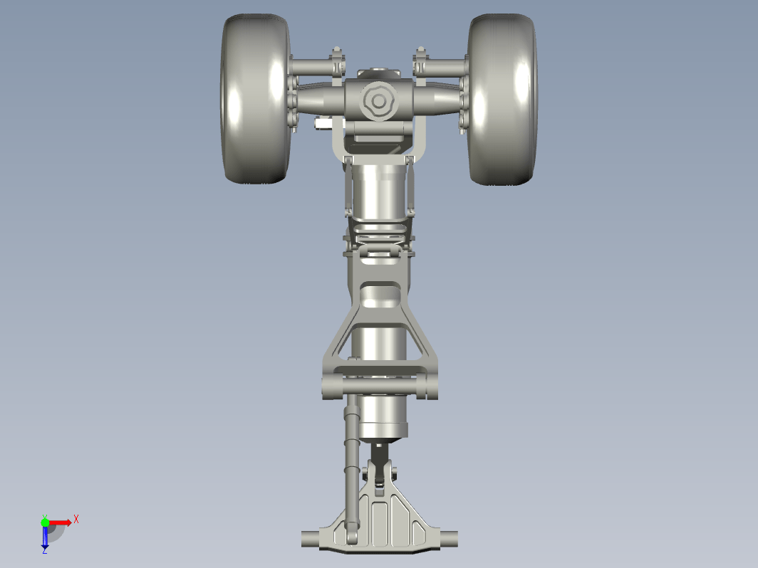 飞机起落架  main-landing-gear-blg-tandem-bogie-airbus-a380 STP