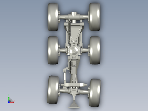 飞机起落架  main-landing-gear-blg-tandem-bogie-airbus-a380 STP缩略图