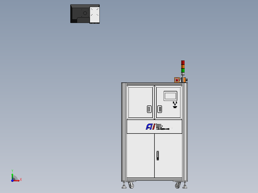 铝型材机架钣金造型-42