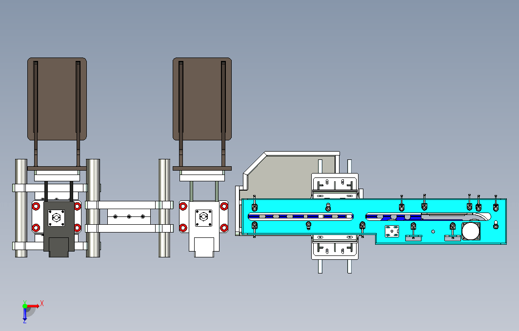 1243瓶子吹塑机UG设计