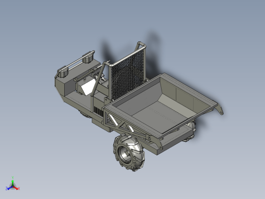 Mini tractor简易三轮小型翻斗车缩略图