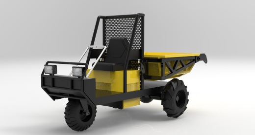 Mini tractor简易三轮小型翻斗车缩略图