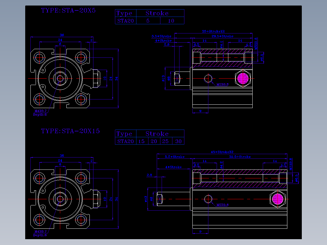 SDA气缸 83-STA-20-BZN