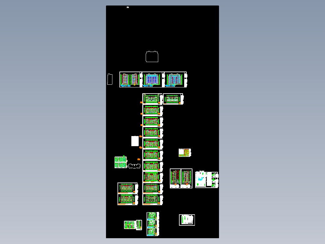 6700平12层高层住宅结构施工图（含建筑图）