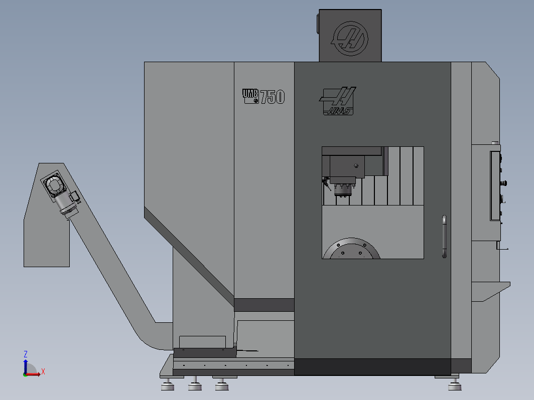 哈斯750C 5轴机床