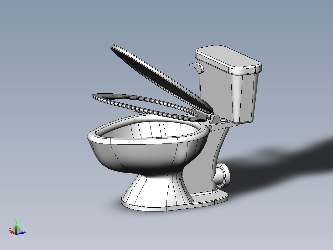 马桶 3D模型