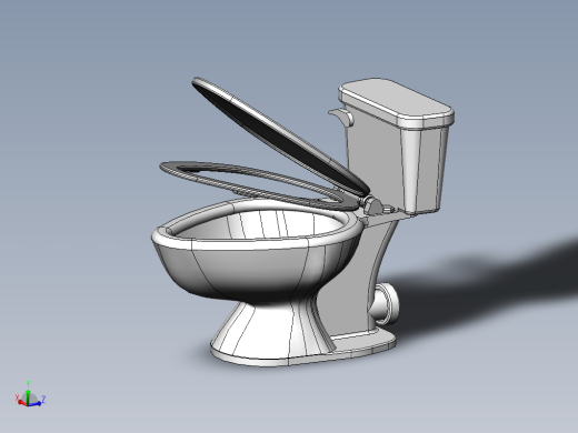 马桶 3D模型