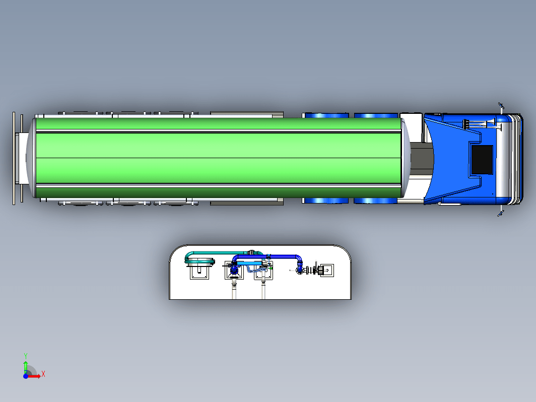 燃油加注油罐车