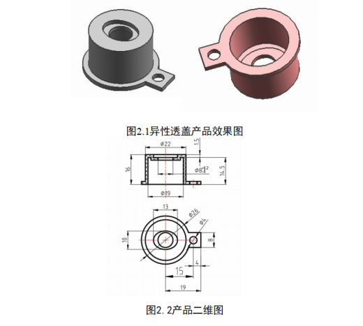 异性透盖注塑工艺分析及模具设计+CAD+说明缩略图